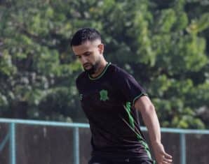 Adil Nabi during a training session