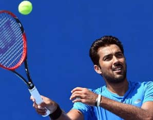 Aisam-ul-Haq during a game