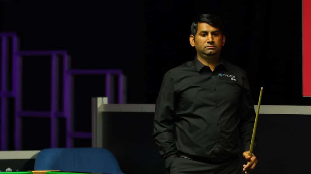Asjad Iqbal during a match