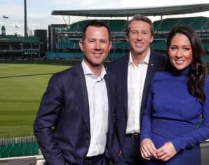 Glenn McGrath with Ricky Ponting