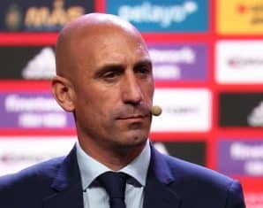 Luis Rubiales during an event