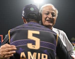Mohammad Amir during T10 League