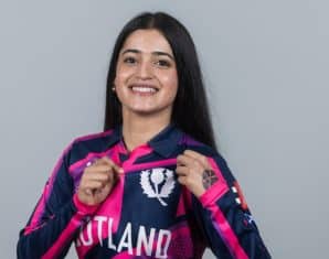 Nayma Mughis Sheikh's Scotland team portrait