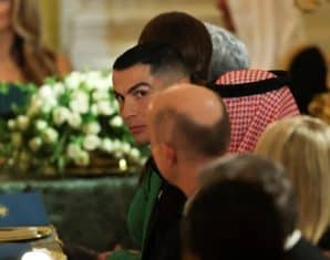 Cristiano Ronaldo at Donald Trump's White House dinner