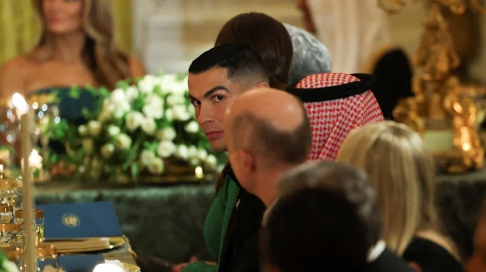 Cristiano Ronaldo at Donald Trump's White House dinner