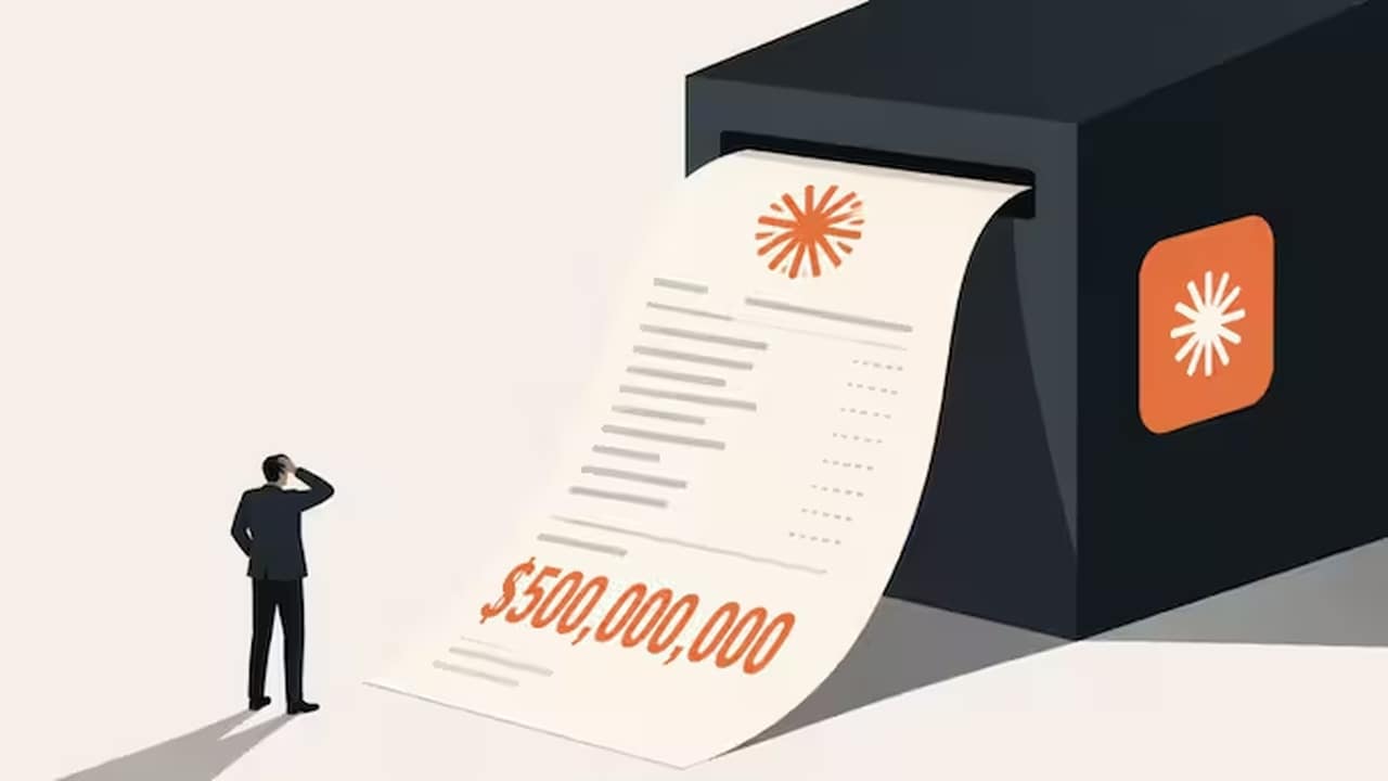 Company reportedly spent $500 million on Claude in one month