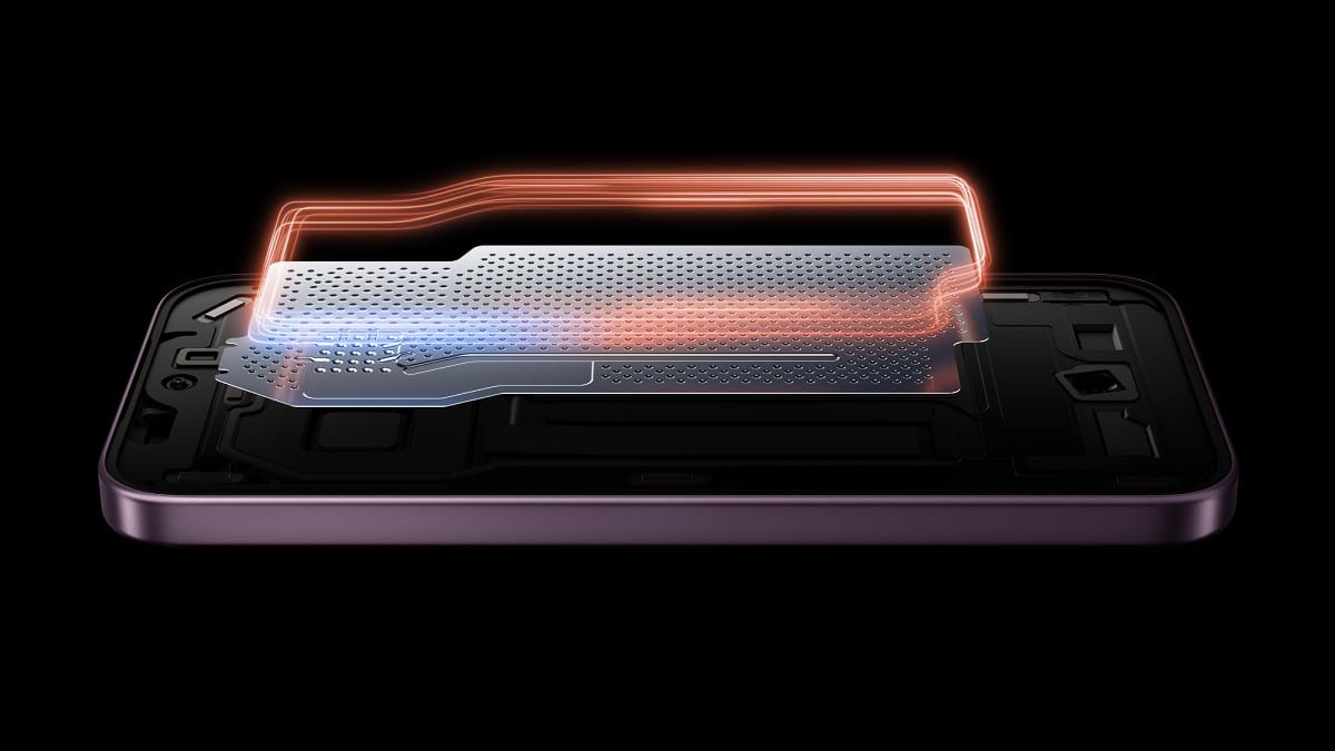 Xiaomi 3D IceLoop cooling system diagram