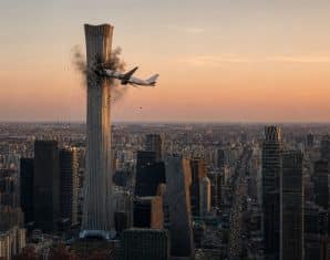 Aircraft Crashes into World's 10th-Tallest Building in China