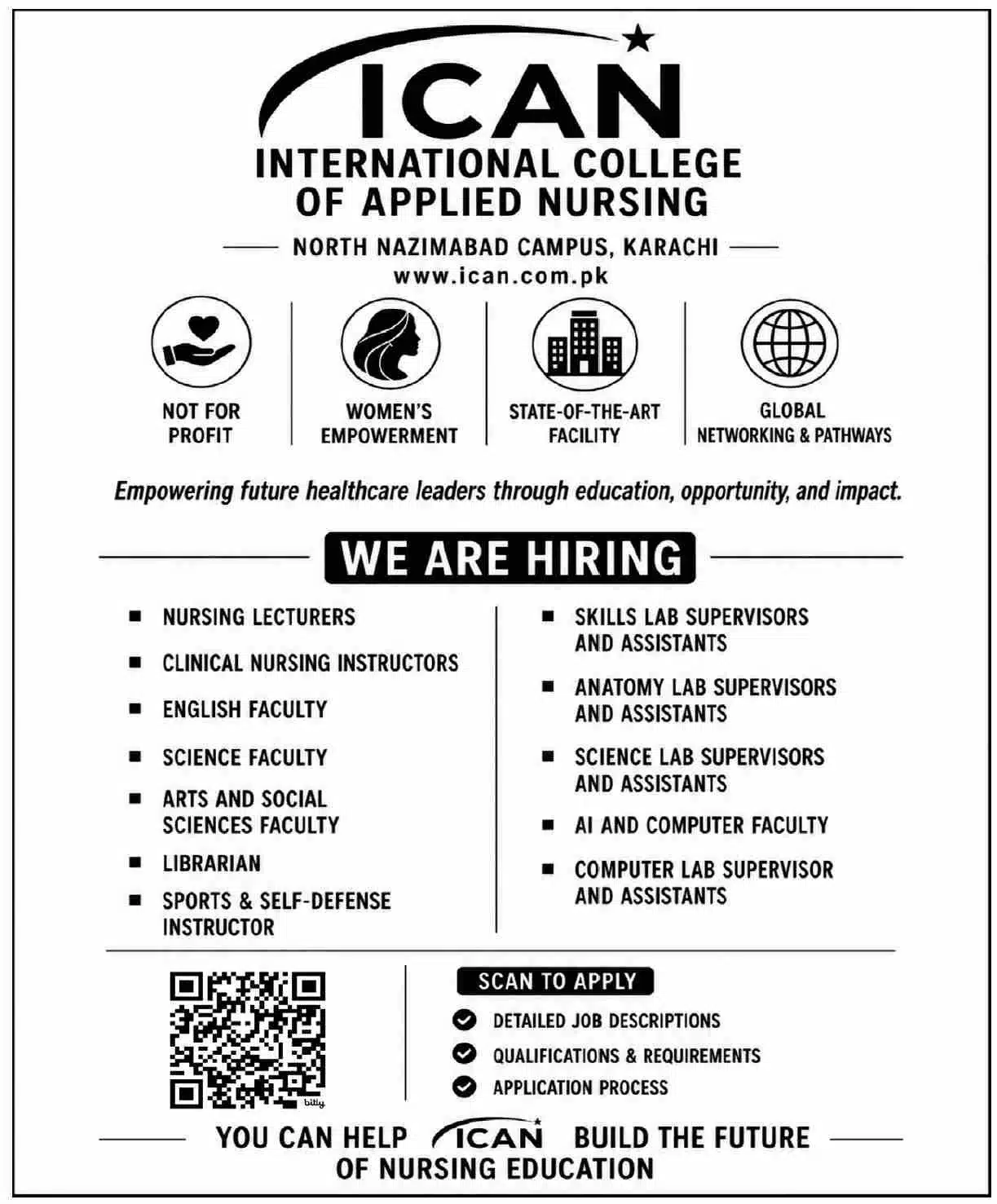 ICAN Karachi Nursing College Campus