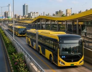 256 Electric Buses Planned for Karachi Yellow Line BRT