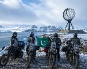 4 Pakistani Bikers Reach Arctic Circle on Pakistan-Registered Motorcycles