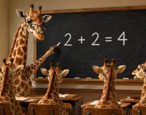 New Study Finds Giraffes Can Do Simple Math