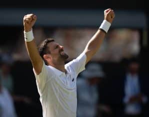 Djokovic Equals Roger Federer’s Wimbledon Record