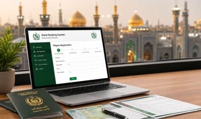 New Ziarat Booking System