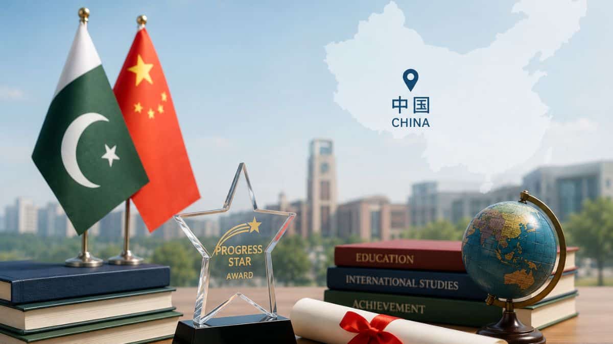 Pakistani Student from Balochistan Wins “Progress Star” Award in China