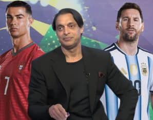 Cristiano Ronaldo Lionel Messi Shoaib Akhtar