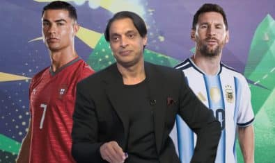 Cristiano Ronaldo Lionel Messi Shoaib Akhtar