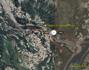 Satellite Images Show How Decades of Uncontrolled Construction Along Neelum River Increased Flood Risk in Muzaffarabad