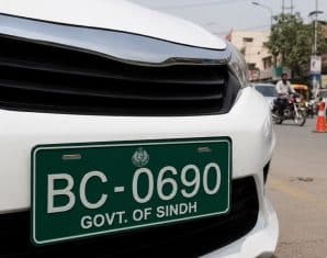 Sindh Police Launches Crackdown on Illegal Govt Number Plates